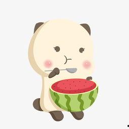 吃瓜小熊打架图片,一场萌态十足的“打架”大戏